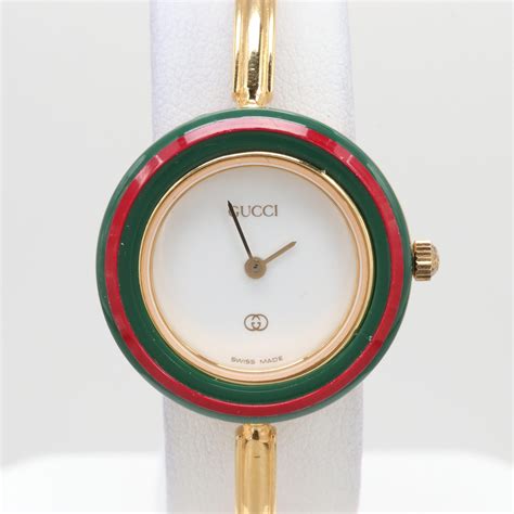 gucci 1100 series watch|vintage gucci change bezel watch.